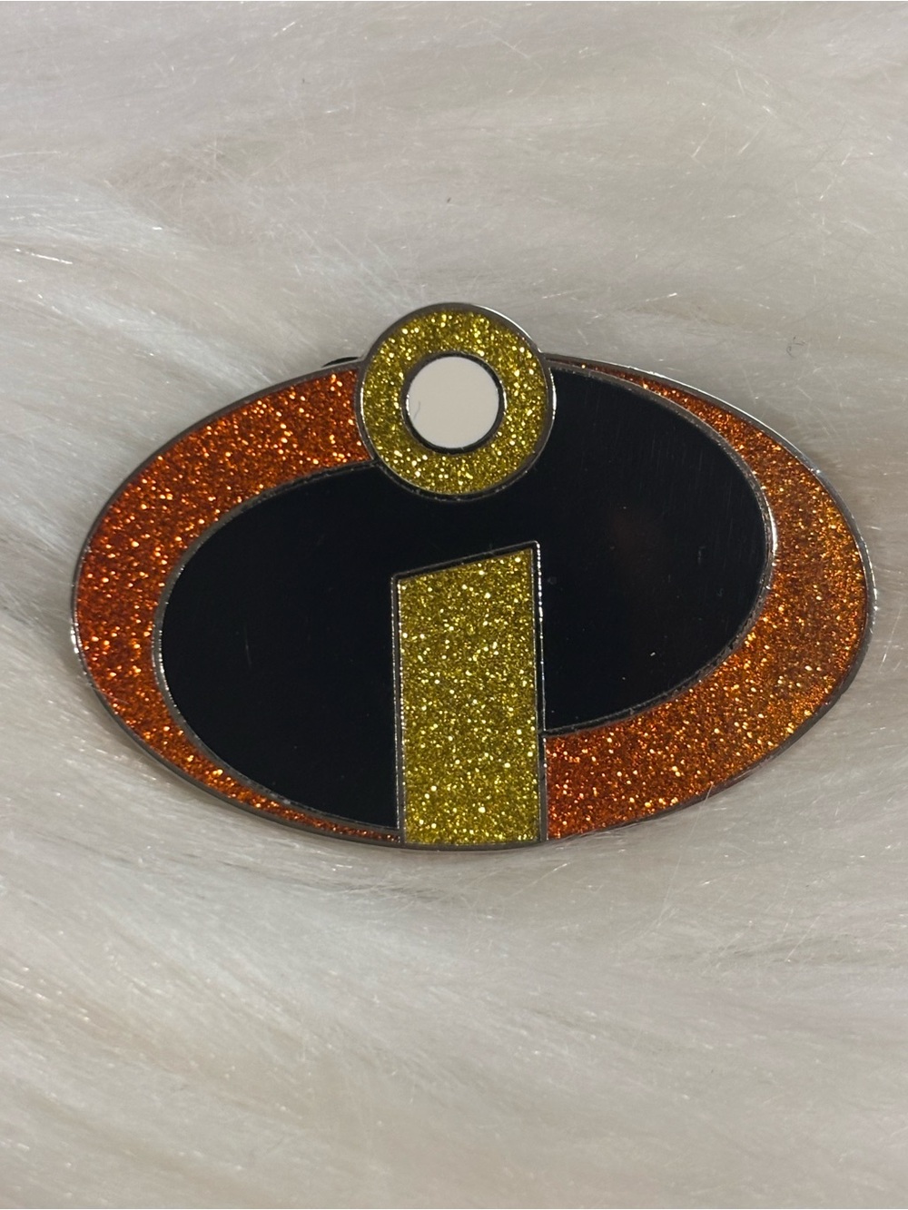 The Incredibles Logo Glitter Pixar Disney Pin Trading